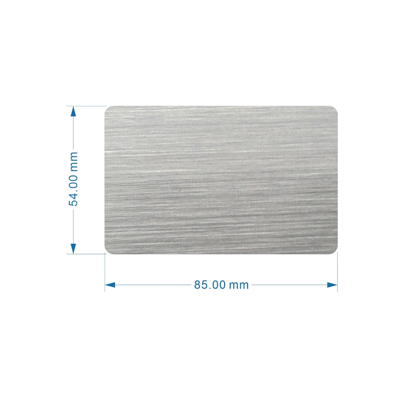 5 Pack NFC Metal Cards - Metal Front & PVC Back, Laser Customizable - 888 Bytes Storage - for Business & Networking