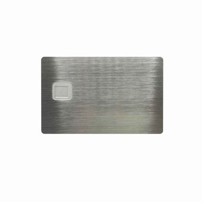 Veetag Premium Blank Metal Credit Cards | For Laser Engraving (5-Pack)