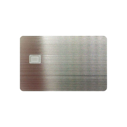 Veetag Premium Blank Metal Credit Cards | For Laser Engraving (5-Pack)