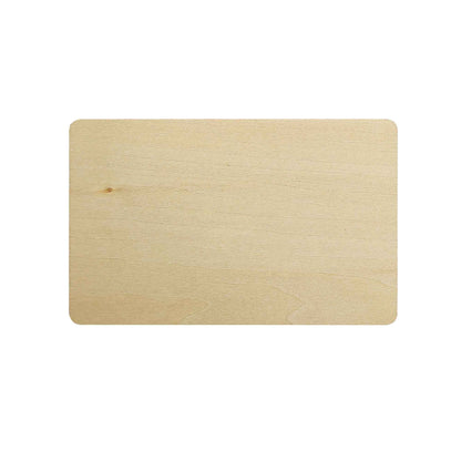 Premium Blank Wooden NFC Cards | CO2 Laser Engravable (NTAG213)