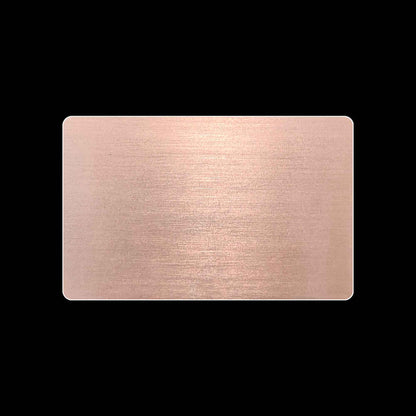 Veetag Premium Beveled Edge Metal NFC Cards | High-Sensitivity NTAG215 Smart Chip