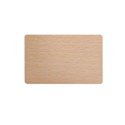 Premium Blank Wooden NFC Cards | CO2 Laser Engravable (NTAG213)