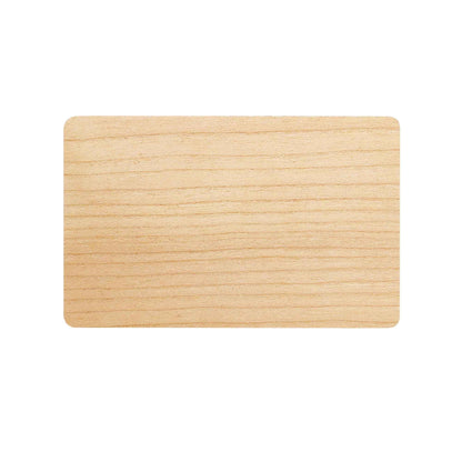 Premium Blank Wooden NFC Cards | CO2 Laser Engravable (NTAG213)